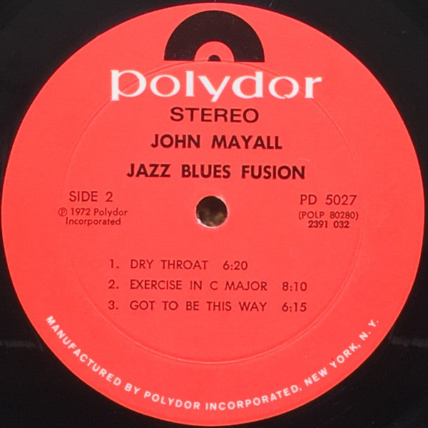 John Mayall - Jazz Blues Fusion // Vinyl Record