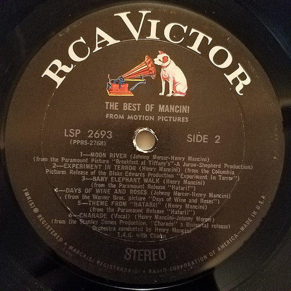 Henry Mancini - The Best Of Mancini // Vinyl Record