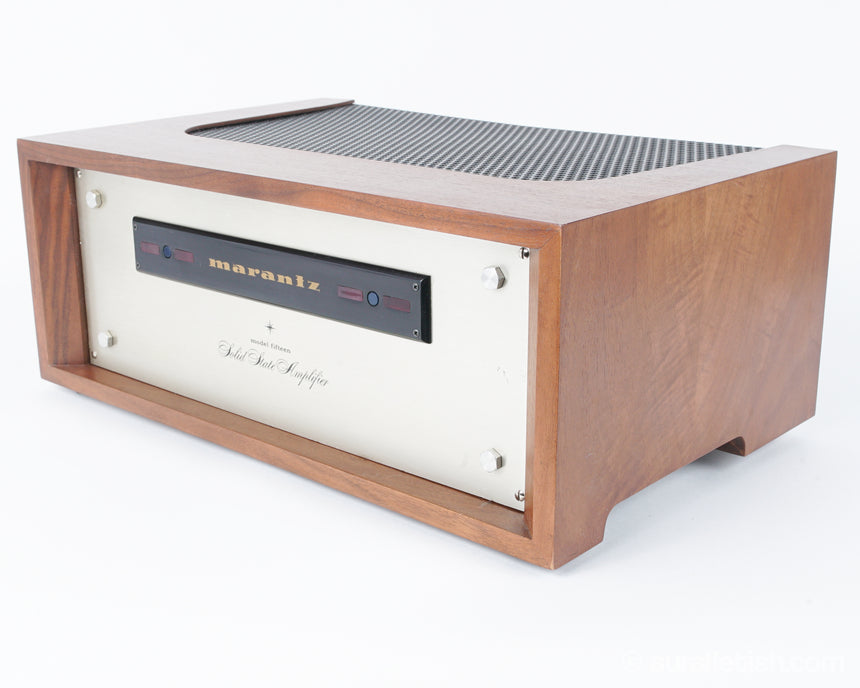 Marantz Model 15 // Stereo Amplifier / Walnut Cabinet