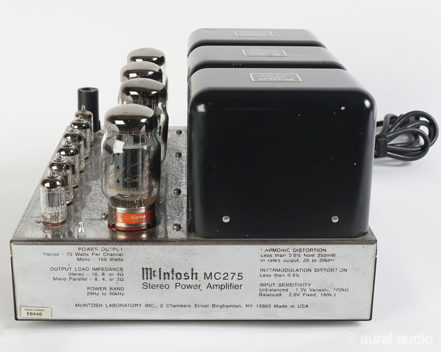 Vintage McIntosh MC275 CE // Stereo Tube Amplifier