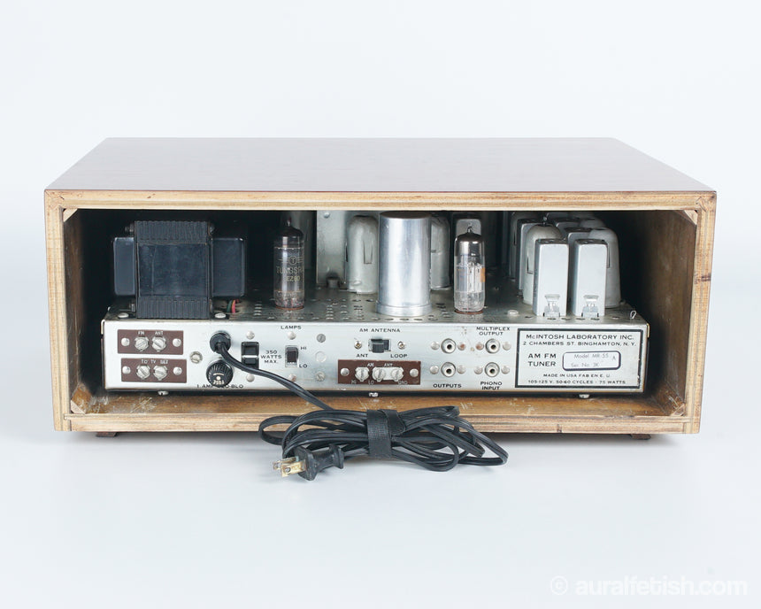Vintage McIntosh MR55 A // AM/FM Stereo Tube Tuner / Custom Restoration