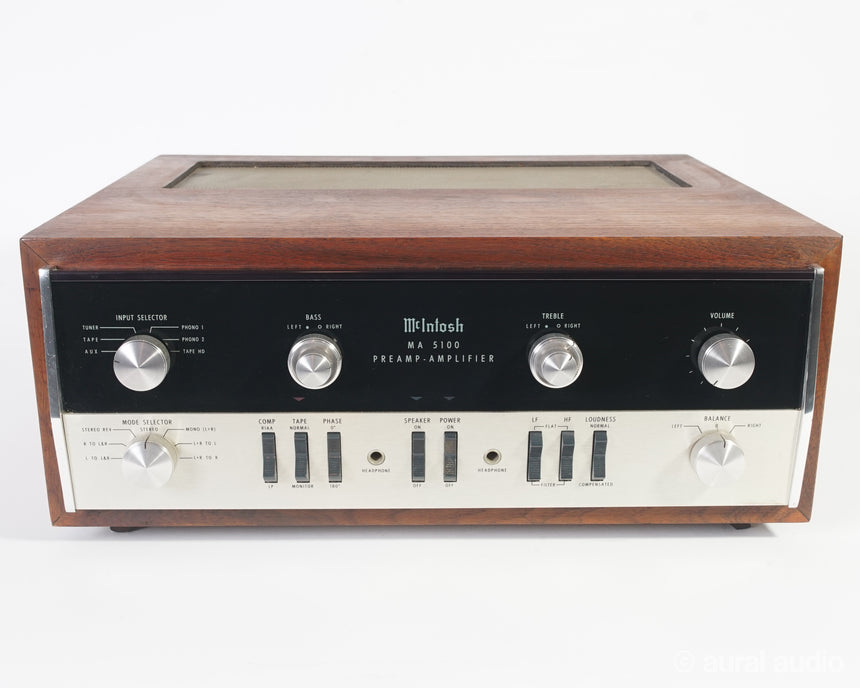 Vintage Mcintosh MA5100 // Integrated Amplifier – AURAL HiFi