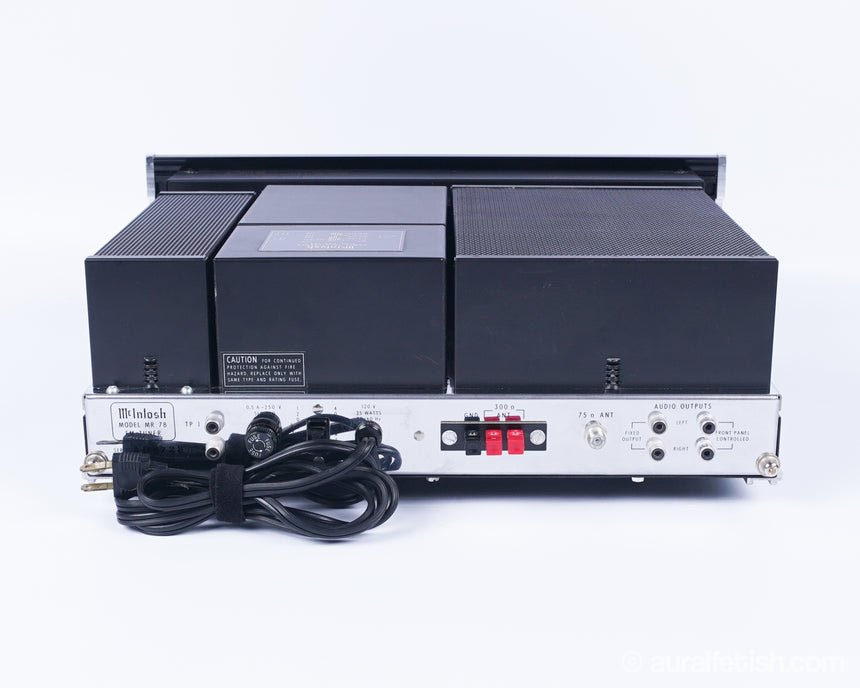 Vintage McIntosh MR 78 // FM Solid-State Tuner