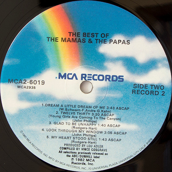 The Mamas & The Papas - The Best Of // Vinyl Record