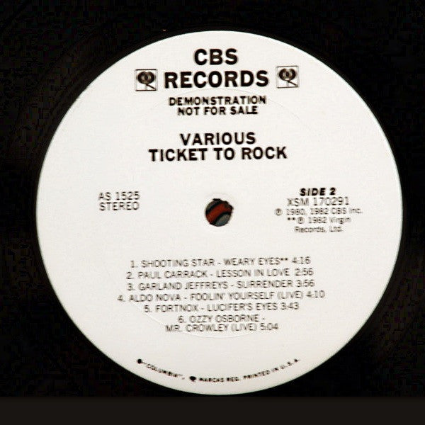 Various - Ticket To Rock // Vinyl Record