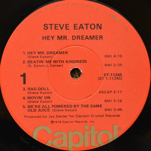 Steve Eaton - Hey Mr. Dreamer // Vinyl Record