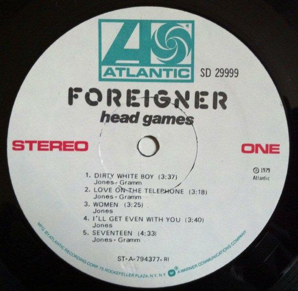 Foreigner - Head Games // Vinyl Record