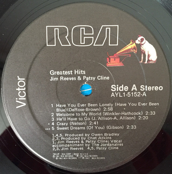 Jim Reeves - Greatest Hits // Vinyl Record