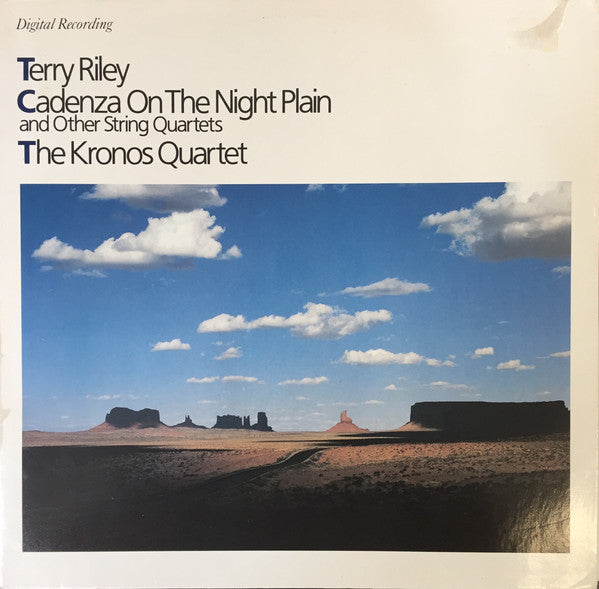 Terry Riley - Cadenza On The Night Plain And Other String Quartets // Vinyl Record