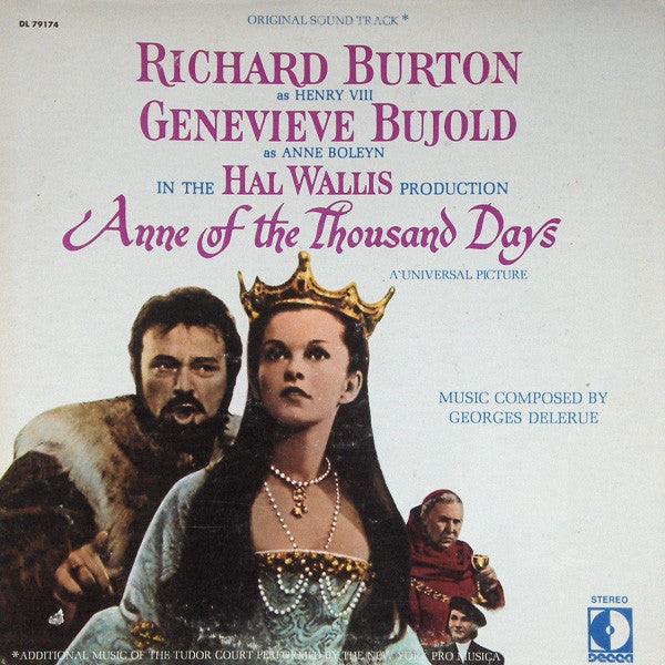 Georges Delerue - Original Sound Track Anne Of The Thousand Days // Vinyl Record