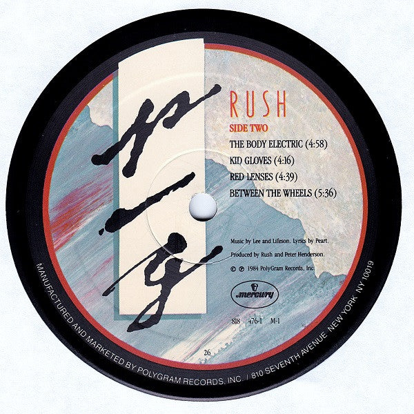 Rush - Grace Under Pressure // Vinyl Record