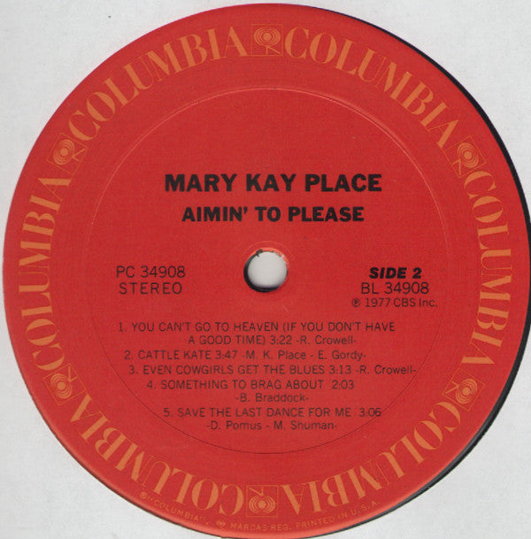 Mary Kay Place - Aimin' To Please // Vinyl Record