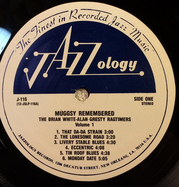 The Brian White~Alan Gresty Ragtimers - Muggsy Remembered // Vinyl Record / Original cellophane