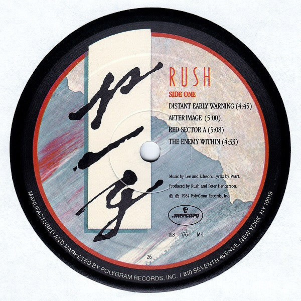 Rush - Grace Under Pressure // Vinyl Record