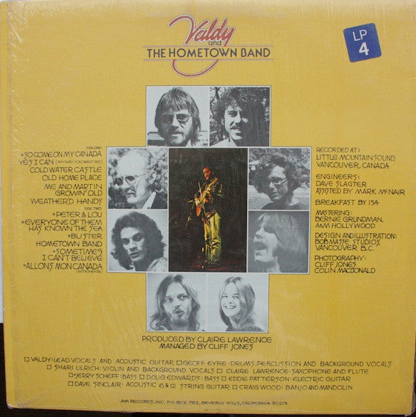 Valdy - Valdy And The Hometown Band // Vinyl Record
