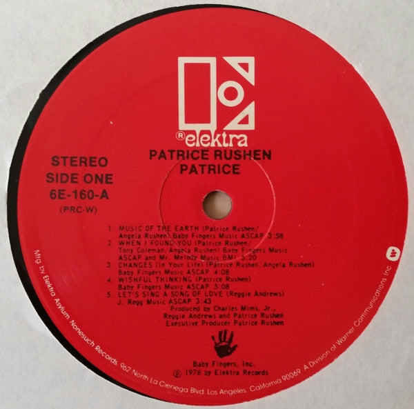 Patrice Rushen - Patrice // Vinyl Record