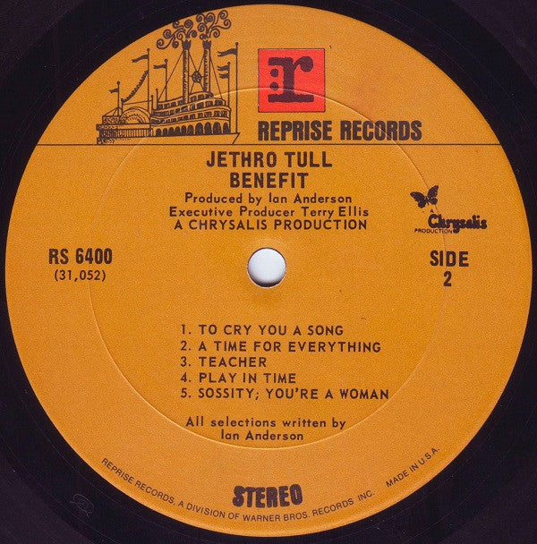 Jethro Tull - Benefit // Vinyl Record