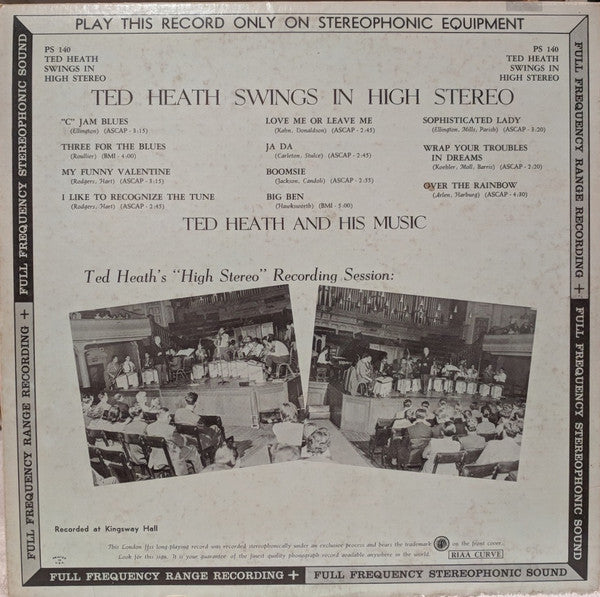 Ted Heath And His Music - Ted Heath Swings In High Stereo // Vinyl Record