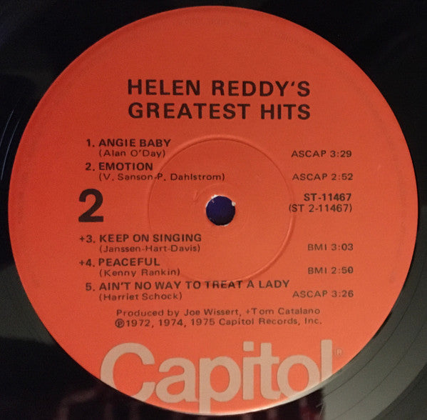 Helen Reddy - Helen Reddy's Greatest Hits // Vinyl Record