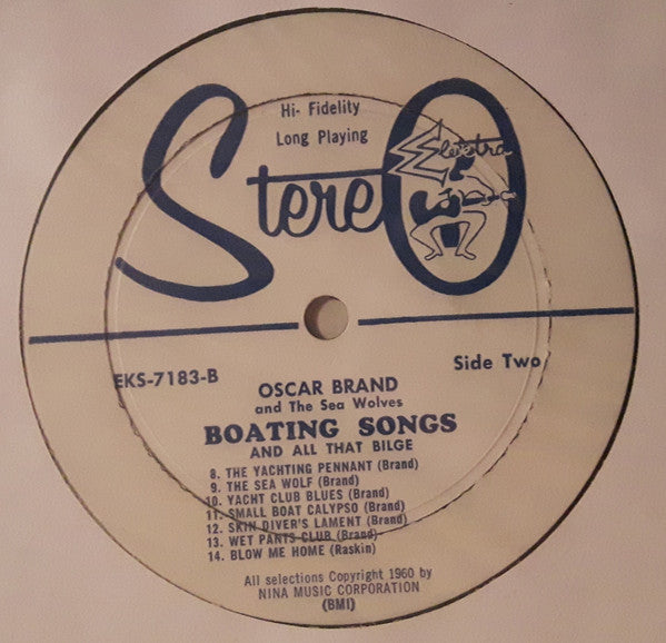Oscar Brand - Boating Songs And All That Bilge // Vinyl Record