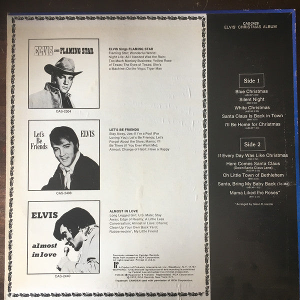 Elvis Presley - Elvis' Christmas Album // Vinyl Record