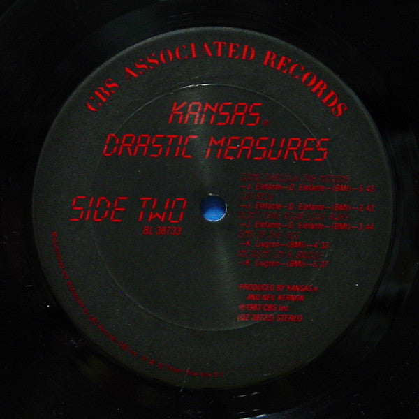 Kansas - Drastic Measures // Vinyl Record