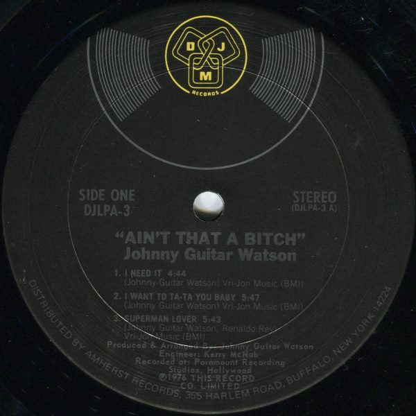Johnny Guitar Watson - Ain't That A Bitch // Vinyl Record