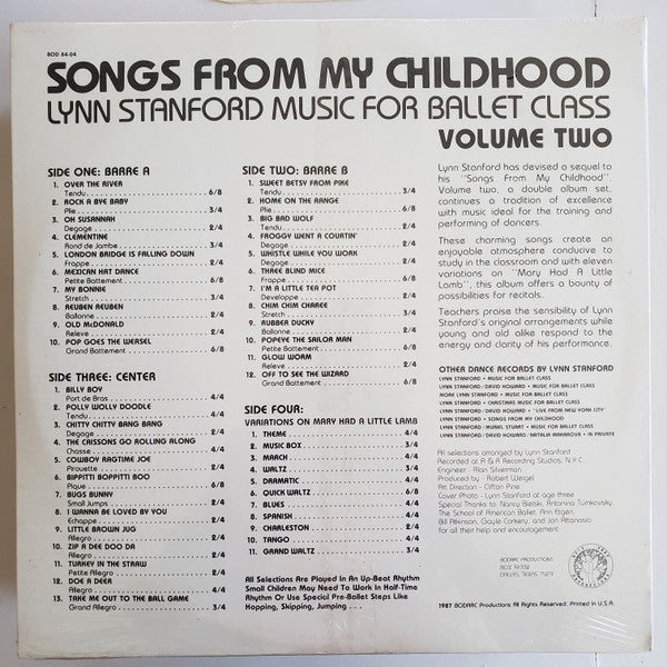 Lynn Stanford - Songs From My Childhood: Vol. II // Vinyl Record