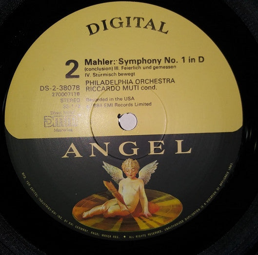 Gustav Mahler - Symphonie No. 1 In D // Vinyl Record / Factory sealed