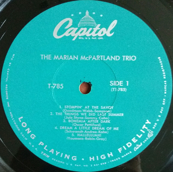 Marian McPartland Trio - The Marian McPartland Trio // Vinyl Record