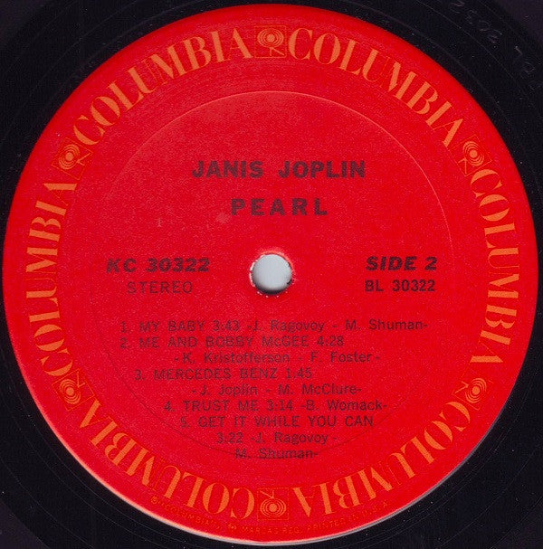 Janis Joplin - Pearl // Vinyl Record