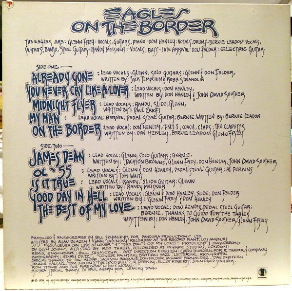 Eagles - On The Border // Vinyl Record