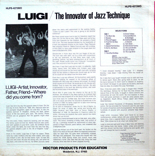 Eugene Louis - The Innovator Of Jazz Technique // Vinyl Record