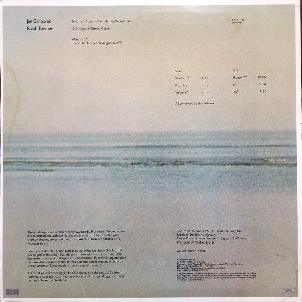 Jan Garbarek - Dis // Vinyl Record