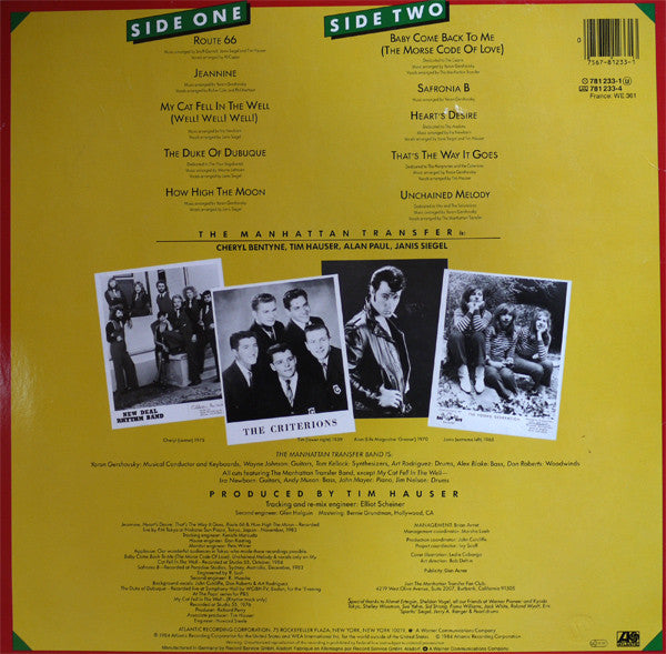 The Manhattan Transfer - Bop Doo-Wopp // Vinyl Record