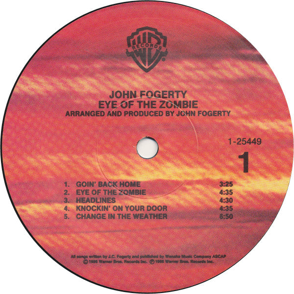 John Fogerty - Eye Of The Zombie // Vinyl Record