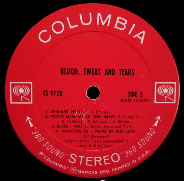 Blood, Sweat And Tears - Blood, Sweat & Tears // Vinyl Record