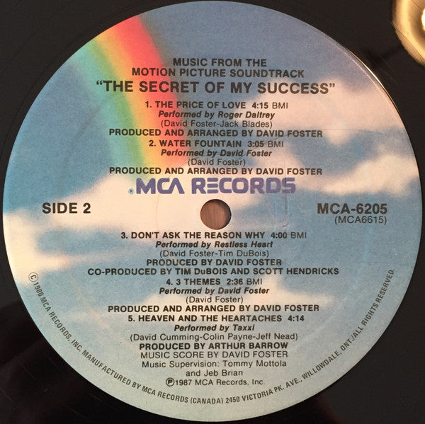 Various - The Secret Of My Success - Music From The Motion Picture Soundtrack // Vinyl Record