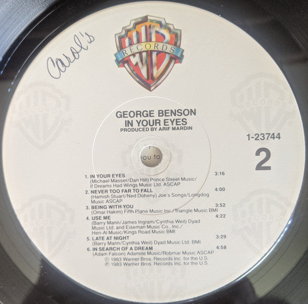 George Benson - In Your Eyes // Vinyl Record