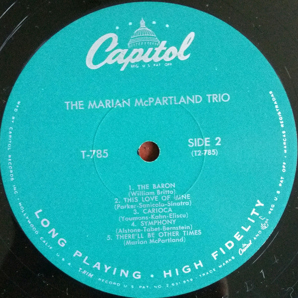 Marian McPartland Trio - The Marian McPartland Trio // Vinyl Record