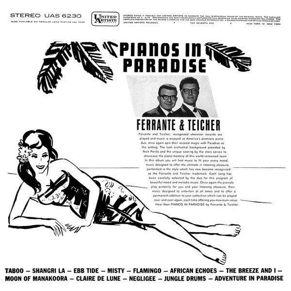 Ferrante & Teicher - Pianos In Paradise // Vinyl Record
