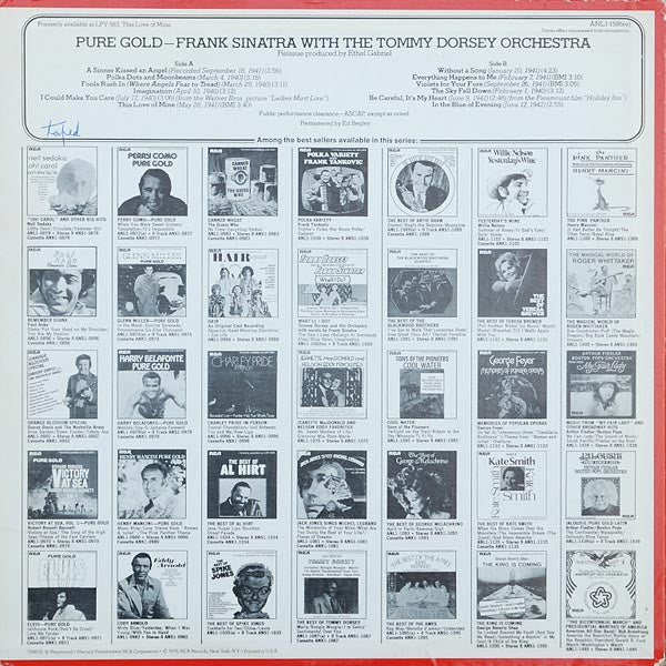 Frank Sinatra - Pure Gold // Vinyl Record