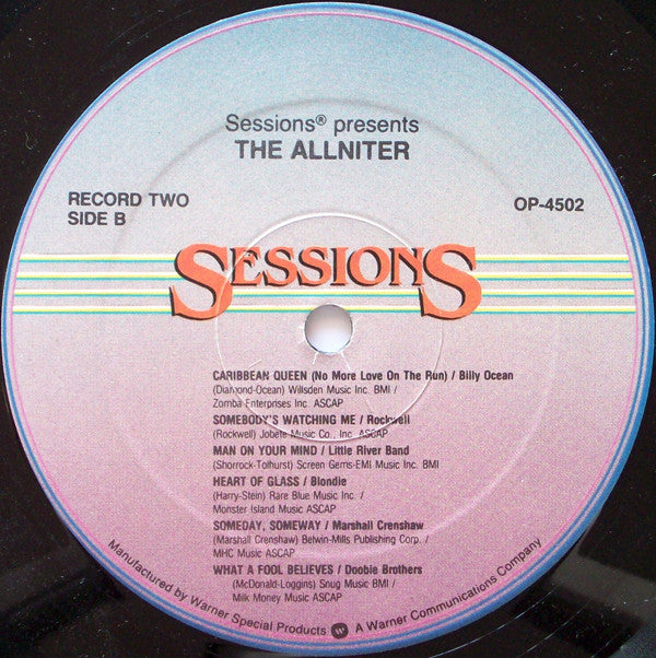 Various - The Allniter // Vinyl Record / Original cellophane