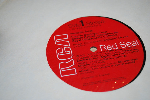 Placido Domingo - Romantic Arias // Vinyl Record