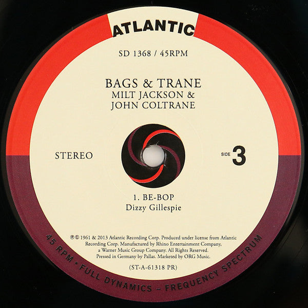 Milt Jackson - Bags & Trane // Vinyl Record