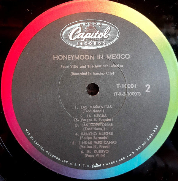 Mariachi México De Pepe Villa - Honeymoon In Mexico // Vinyl Record