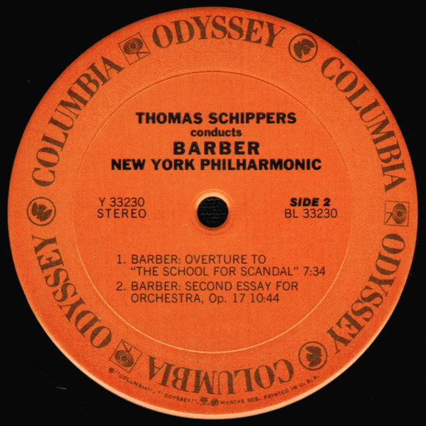 Samuel Barber - Music Of Samuel Barber // Vinyl Record