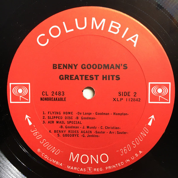 Benny Goodman - Benny Goodman's Greatest Hits // Vinyl Record