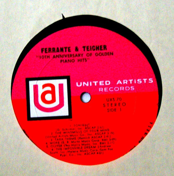 Ferrante & Teicher - 10th Anniversary Of Golden Piano Hits // Vinyl Record