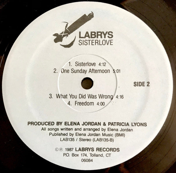 Labrys - Sisterlove // Vinyl Record
